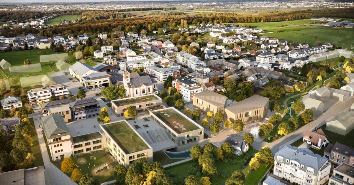 Neugestaltung des Ortskerns, Leudelange (L) WW+