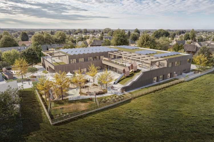 School Baltzing Exterior©Rendertaxi web