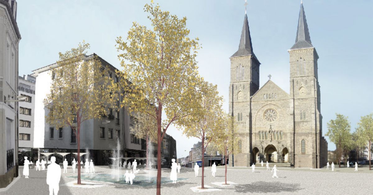 Stadtzentrum, Dudelange (L) WW+