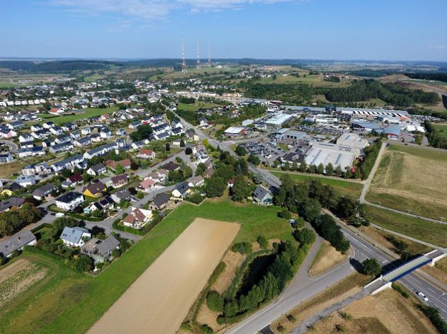 Junglinster vue aerienne