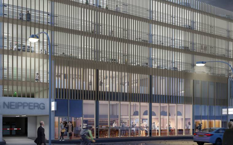 Parking fort Neipperg Détail ext  Av