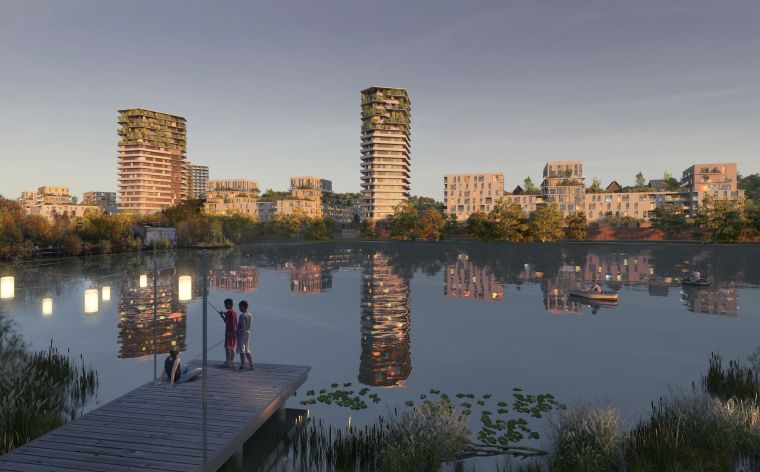 vue depuis parc des étangs