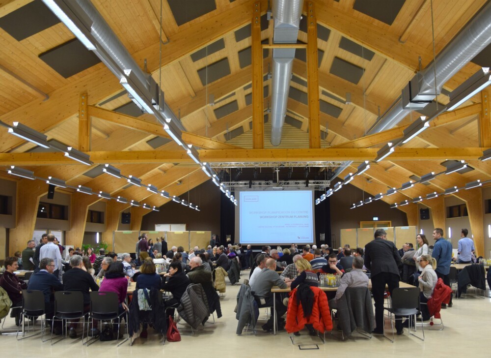More than 120 citizens thought about the future of the centre of Leudelange (LUX) this Tuesday.