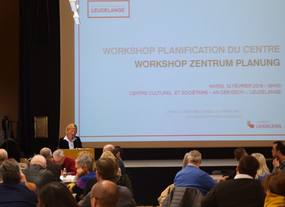 More than 120 citizens thought about the future of the centre of Leudelange (LUX) this Tuesday.