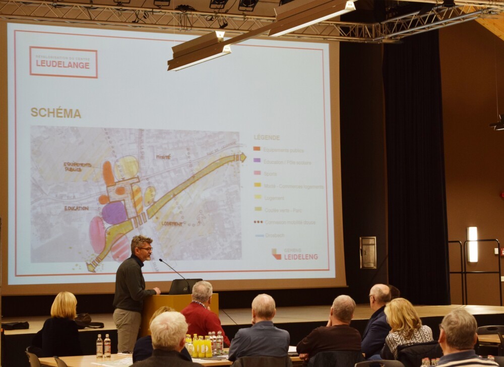 More than 120 citizens thought about the future of the centre of Leudelange (LUX) this Tuesday.