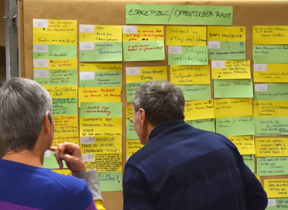More than 120 citizens thought about the future of the centre of Leudelange (LUX) this Tuesday.