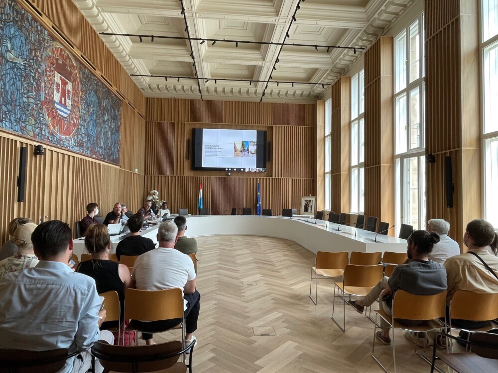 Enquiry Colloquium Open Space Design Competition, Rue de l'Alzette (LUX)