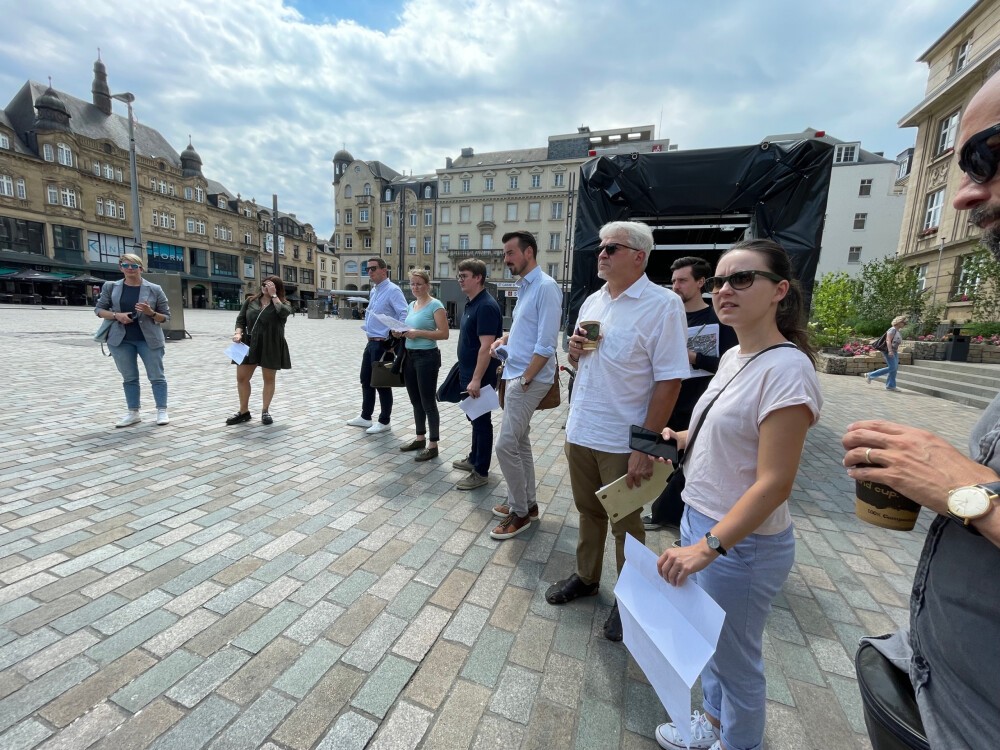 Enquiry Colloquium Open Space Design Competition, Rue de l'Alzette (LUX)