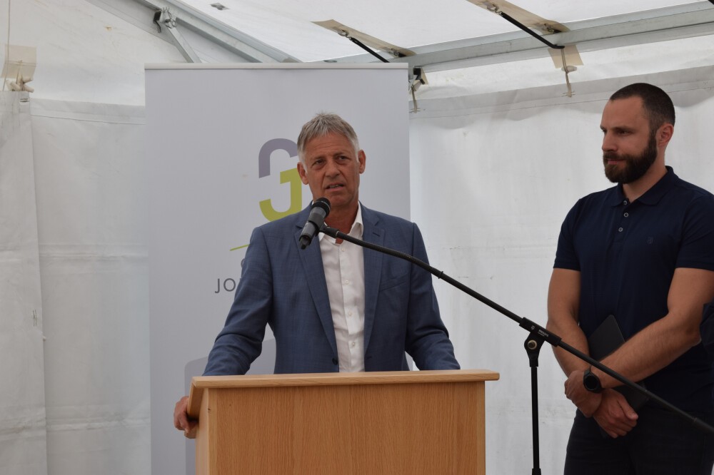 Cornerstone ceremony "Fagus" residential complex, Junglinster (LUX)