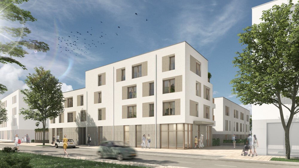Cornerstone ceremony "Fagus" residential complex, Junglinster (LUX)