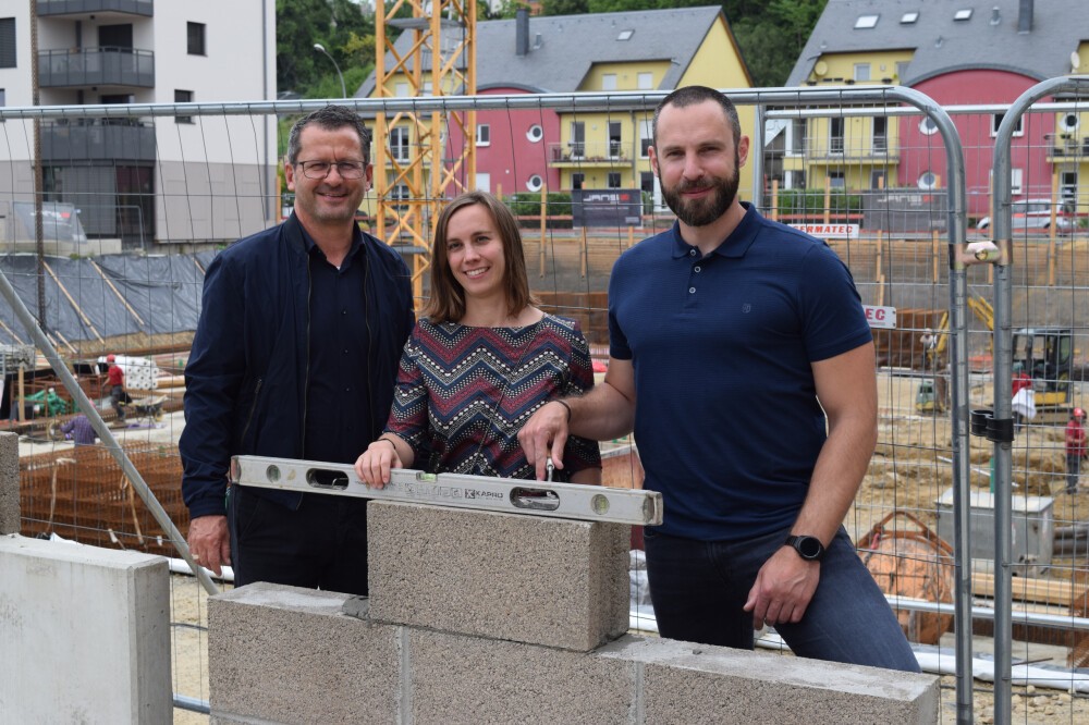 Cornerstone ceremony "Fagus" residential complex, Junglinster (LUX)