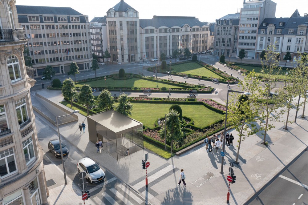 Inauguration Parking des Martyrs, Luxembourg (LUX)