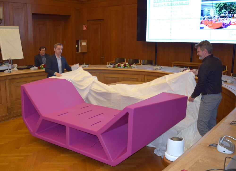 "My neighborhood. My desires" Presentation of the citizen's opinion in the town hall Esch sur Alzette (Lux)
