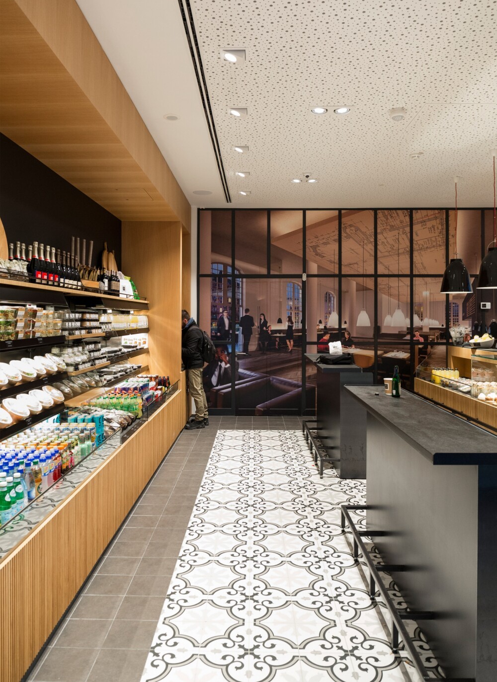 Take-Away 'Le Quai Steffen' Gare Luxembourg (LUX)