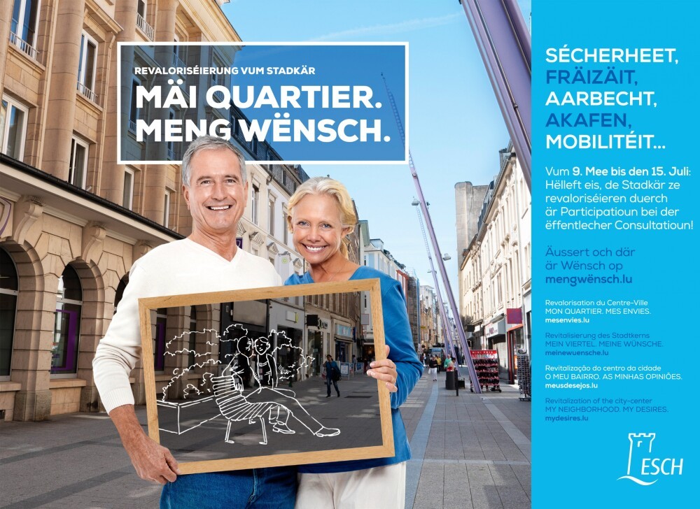 "My neighbourhood, my desires": revitalisation of the city centre of Esch-sur-Alzette (L)