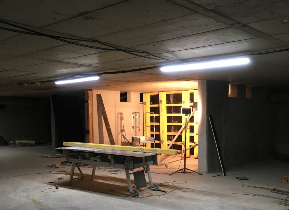 The parking garage Neipperg (Luxembourg city) is constantly evolving.