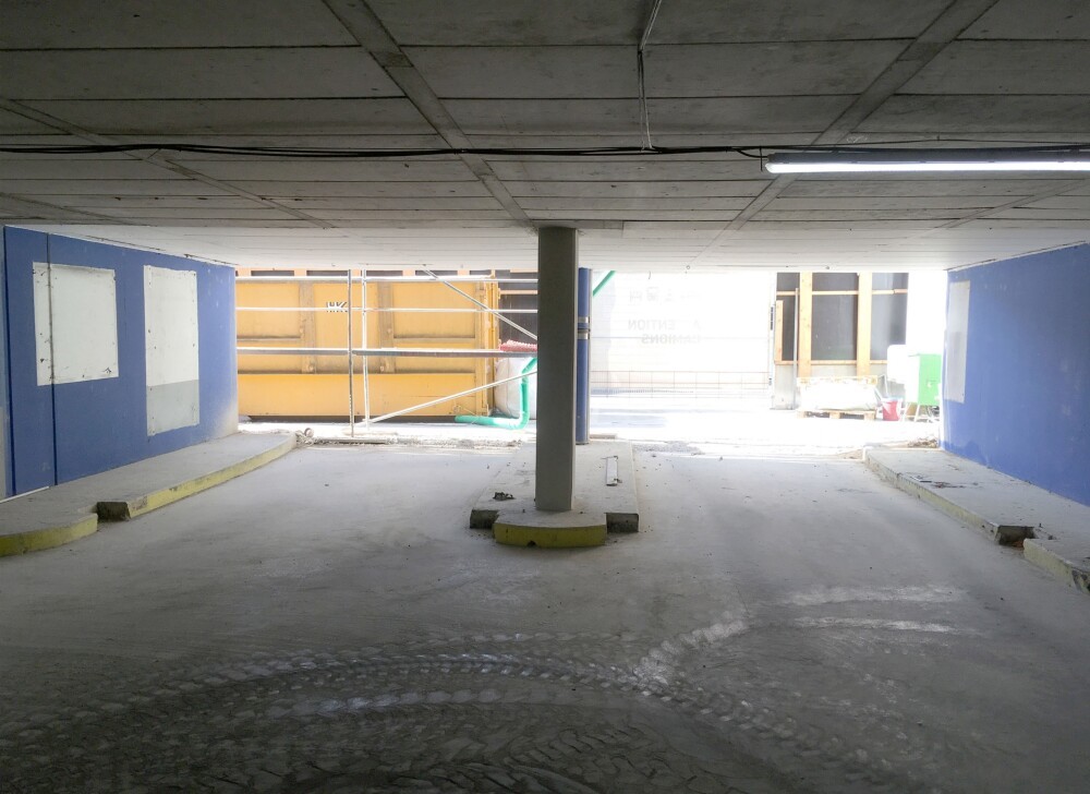 The parking garage Neipperg (Luxembourg city) is constantly evolving.