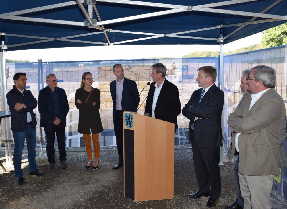 Elmen: Laying of the foundation stone for an innovative district, Kehlen (L)