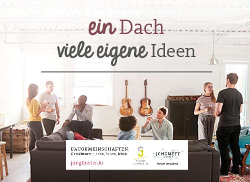 Participate in a unique Joint building project in the centre of Junglinster (L).
