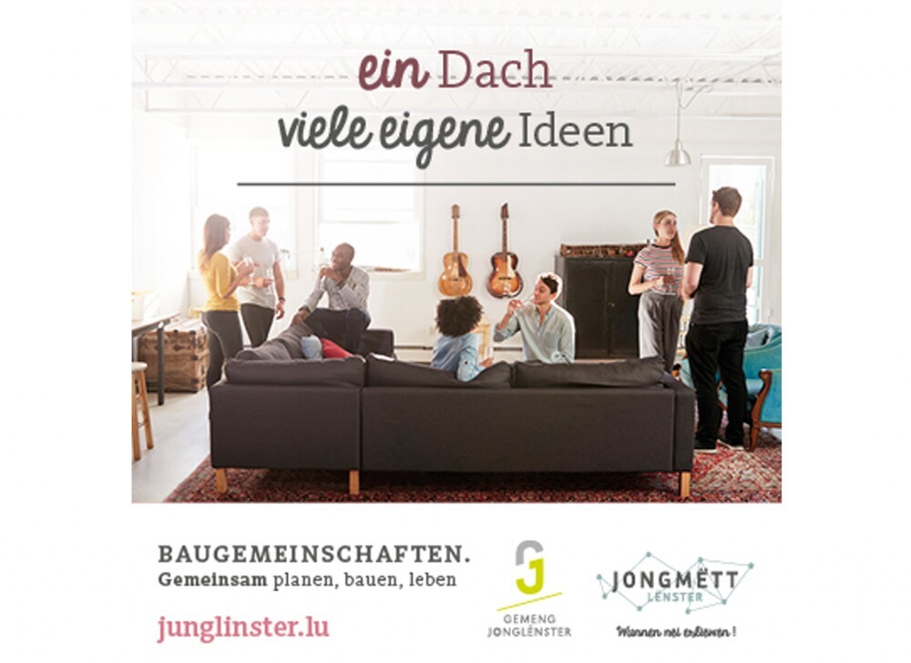 Participate in a unique Joint building project in the centre of Junglinster (L).