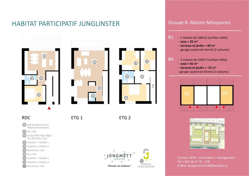 Participate in a unique Joint building project in the centre of Junglinster (L).