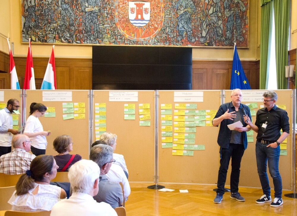 Citizens develop many great ideas for the future of the city centre of Esch-sur-Alzette (LUX)