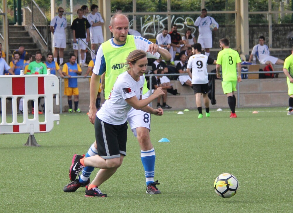WW+ does sport: football tournament and beach volleyball were on the programme.