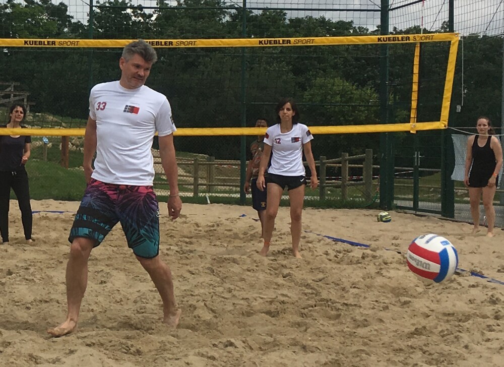 WW+ does sport: football tournament and beach volleyball were on the programme.