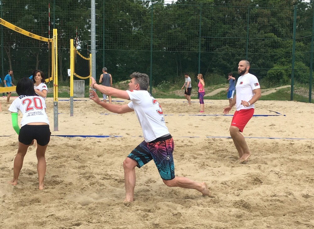 WW+ does sport: football tournament and beach volleyball were on the programme.
