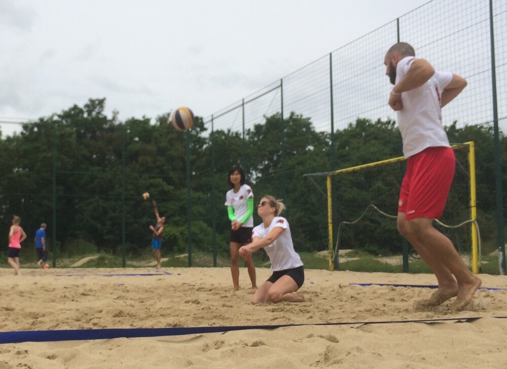 WW+ does sport: football tournament and beach volleyball were on the programme.