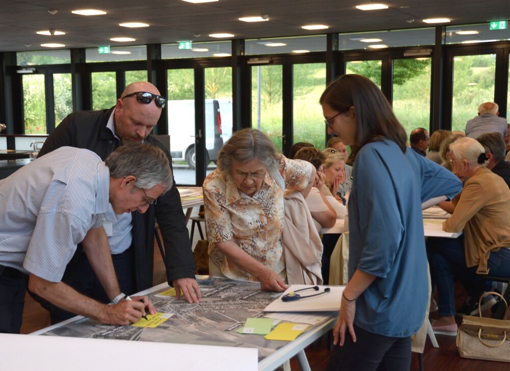 First citizens' workshop in Niederanven (LUX) - Public squares, streets and paths