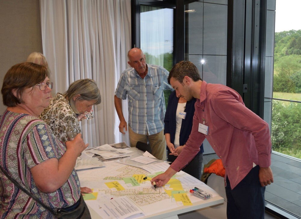 First citizens' workshop in Niederanven (LUX) - Public squares, streets and paths