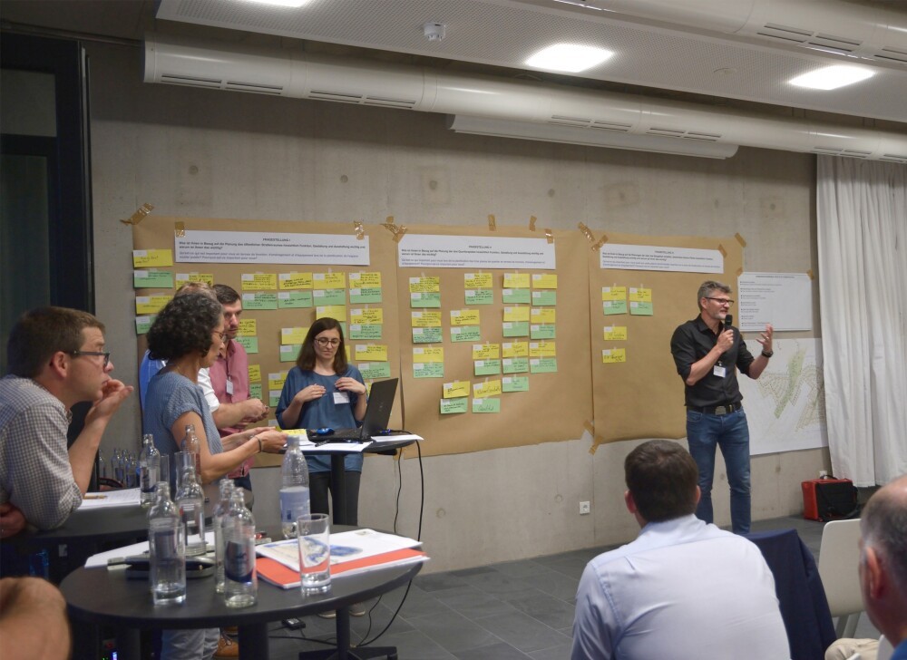 First citizens' workshop in Niederanven (LUX) - Public squares, streets and paths