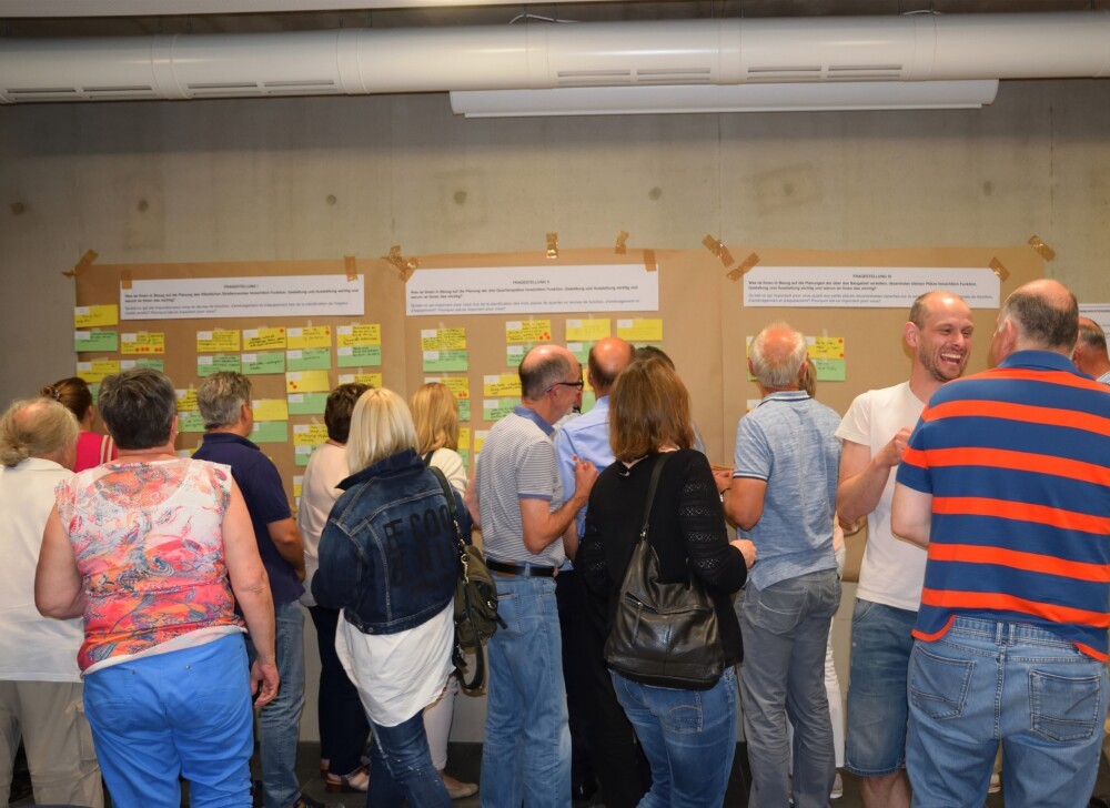 First citizens' workshop in Niederanven (LUX) - Public squares, streets and paths
