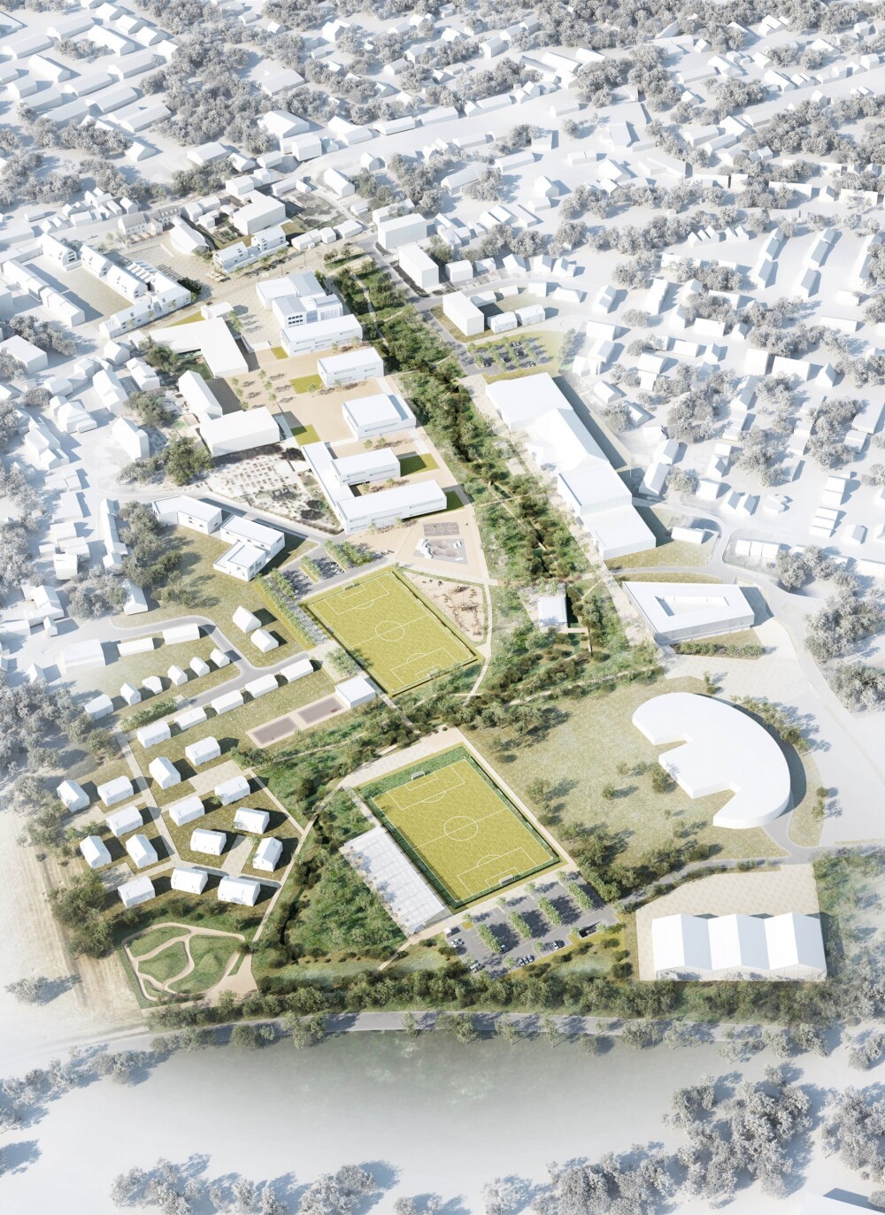 New city center, Strassen (LUX)