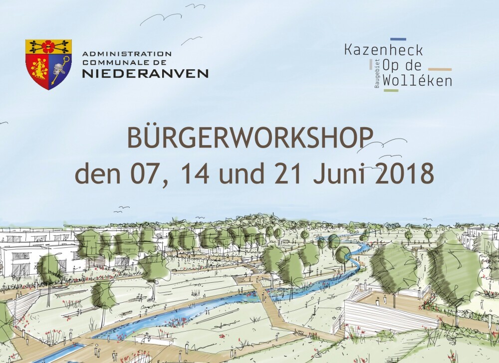 Participate, help shape, help determine! Citizen participation in the construction area Kazenheck - Op de Wolléken in the municipality Niederanven (LUX)