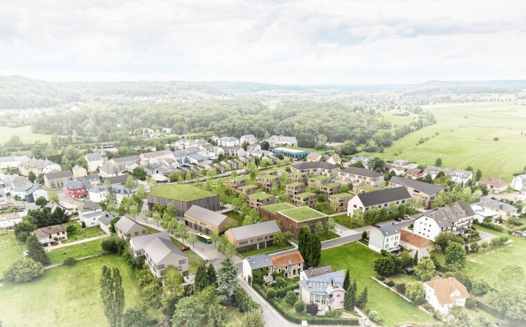 New city center Moutfort (LUX)