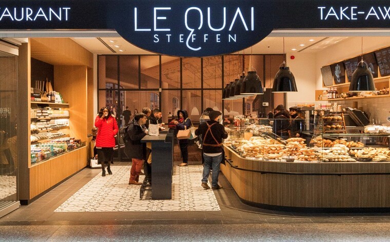 Take-Away 'Le Quai Steffen' Gare Luxembourg (LUX)