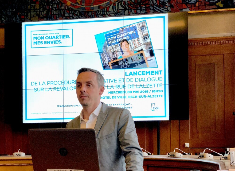 Successful start of the participation and dialogue procedure on Rue de l'Alzette in Esch.