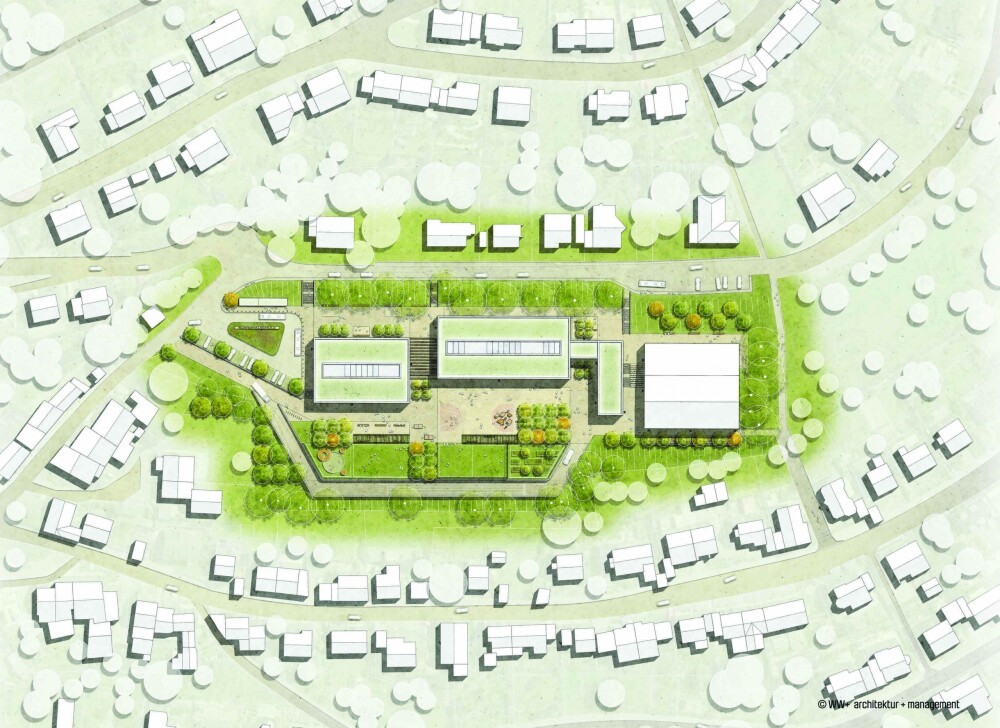 New building of the Ruwertal School, Waldrach (GER)