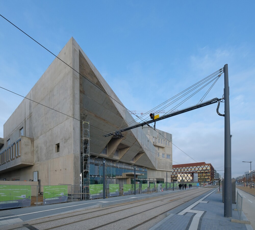 The construction of the new building of the National Library of Luxembourg (BNL) continues to progress.