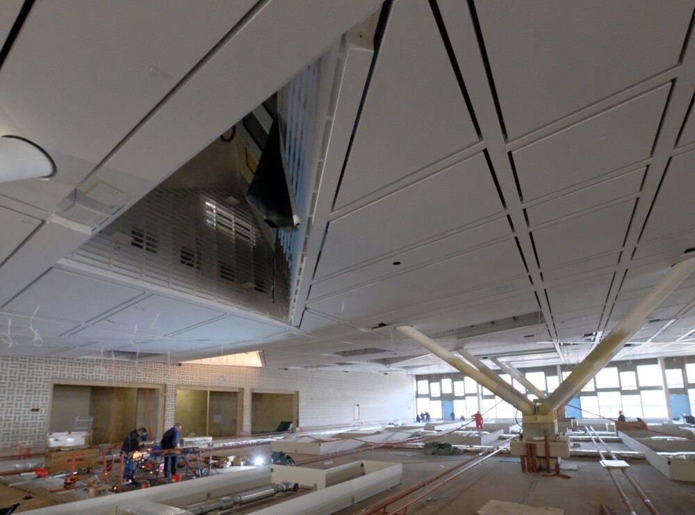 The construction of the new building of the National Library of Luxembourg (BNL) continues to progress.