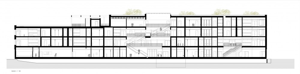 School campus Echternach (LUX)