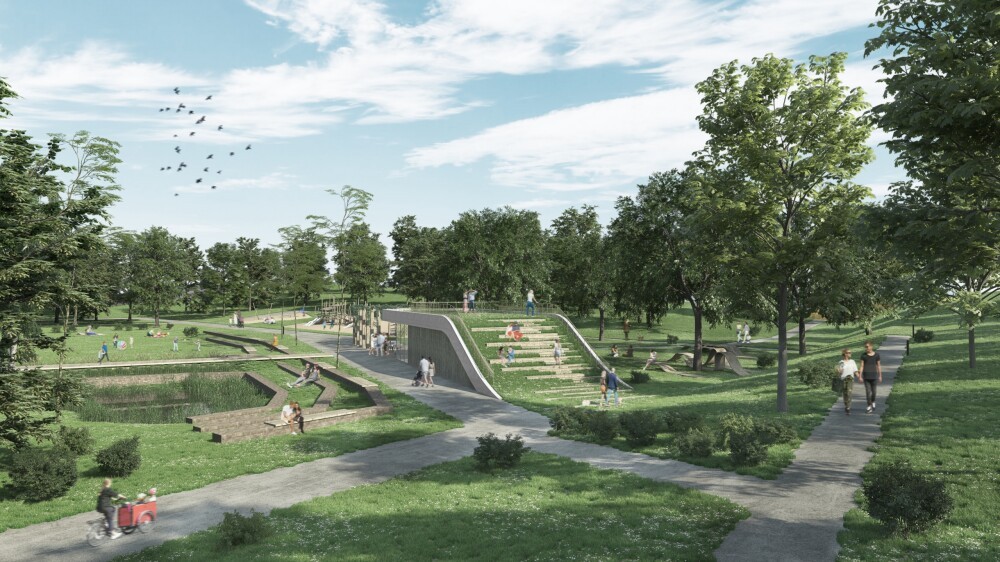 Kiosk Park Molter Mondercange (LUX)