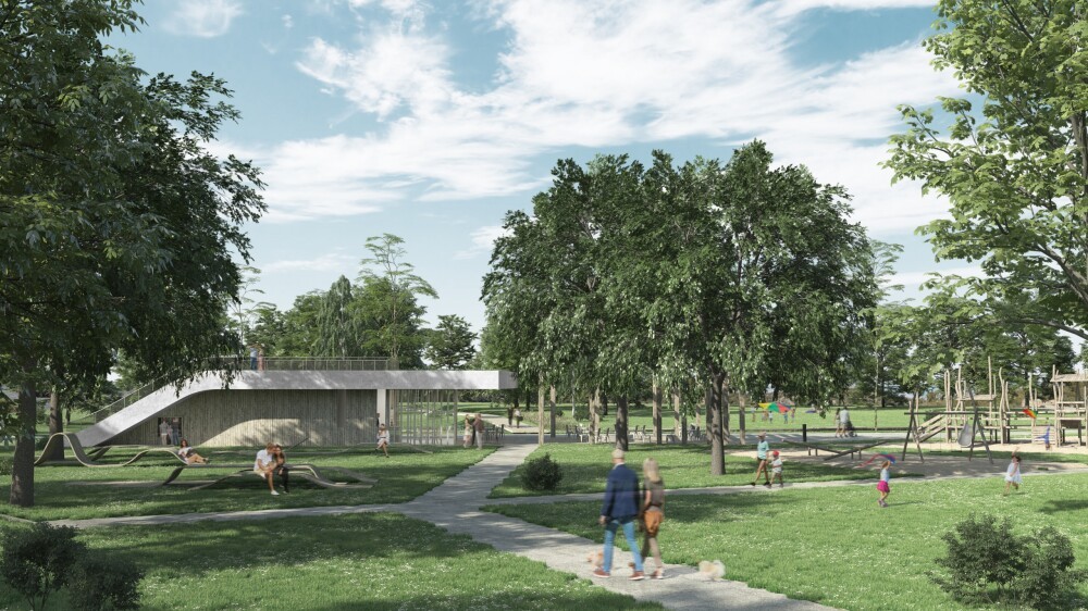 Kiosk Park Molter Mondercange (LUX)