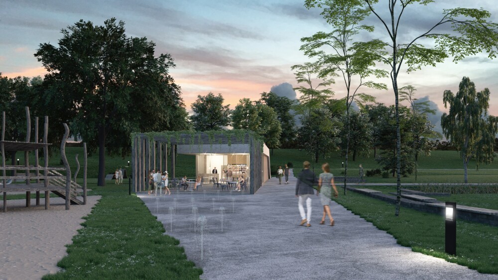 Kiosk Park Molter Mondercange (LUX)