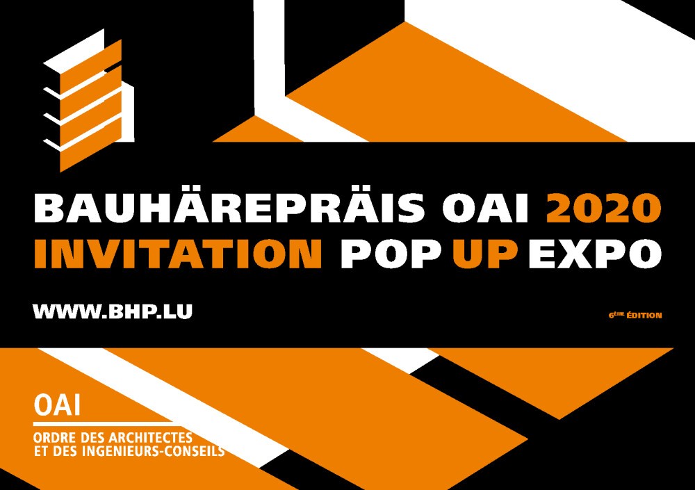 Pop-Up Expo: Bauhärepräis OAI 2020 (LUX)