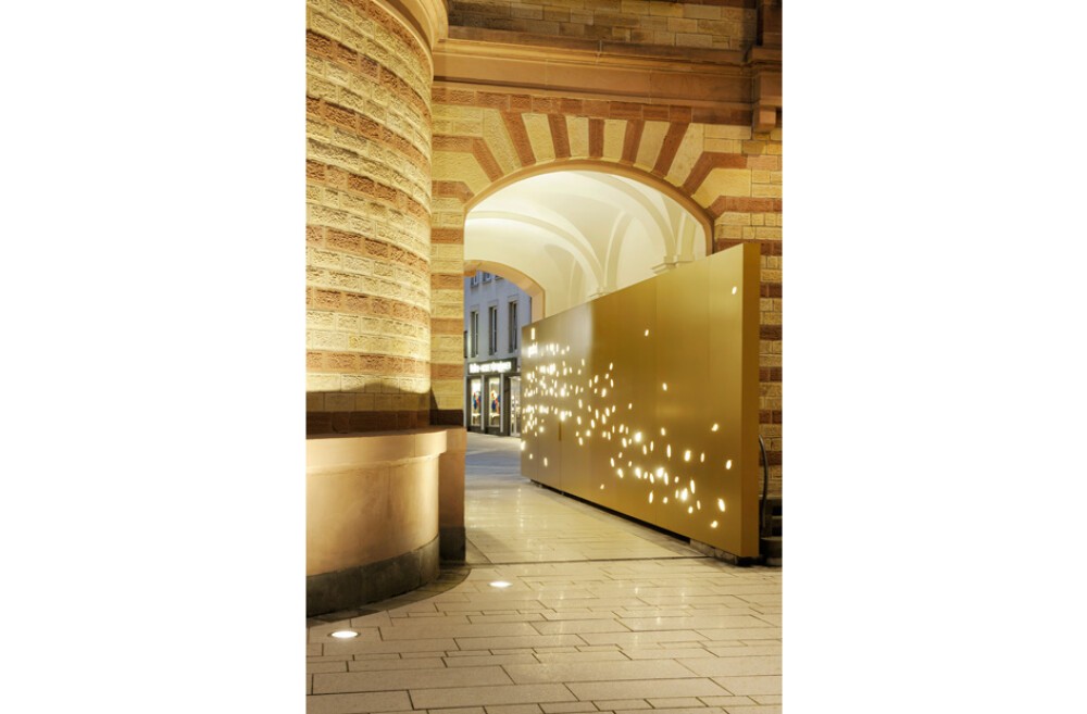 Guiding wall 'Posthof' Trier (GER)