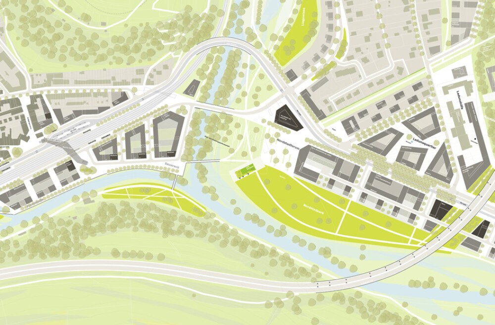 Main axis Nordstad (Ettelbruck, Erpeldange, Diekirch). Nordstad (LUX)
