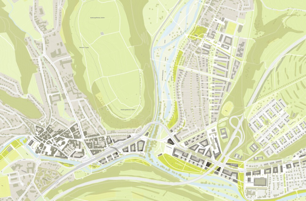 Main axis Nordstad (Ettelbruck, Erpeldange, Diekirch). Nordstad (LUX)